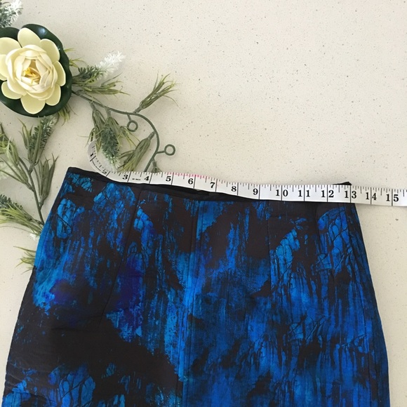 Zara Runway Collection Neoprene marble skirt M - Picture 3 of 5